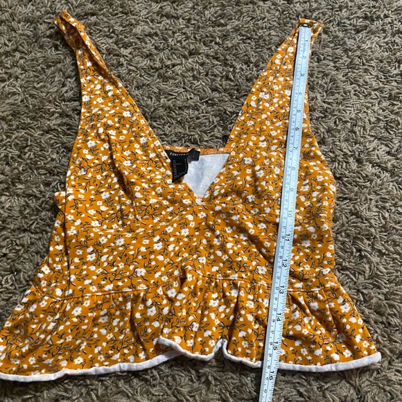 Forever21 Floral Crop Top Tank - Picture 4 of 6